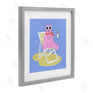 Krissy Mast | Summer Beach Chair Cat