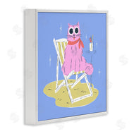 Krissy Mast | Summer Beach Chair Cat