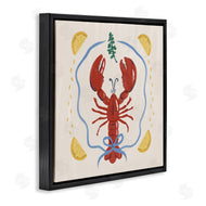 Krissy Mast | Lobster & Ribbon Illustration