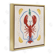 Krissy Mast | Lobster & Ribbon Illustration