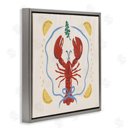 Krissy Mast | Lobster & Ribbon Illustration