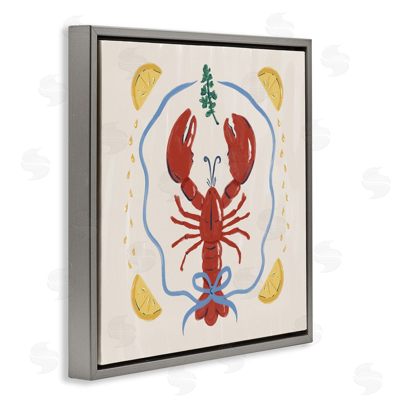 Krissy Mast | Lobster & Ribbon Illustration