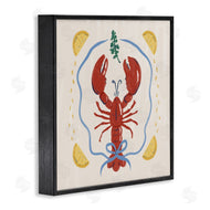 Krissy Mast | Lobster & Ribbon Illustration