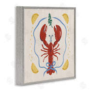 Krissy Mast | Lobster & Ribbon Illustration