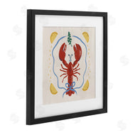 Krissy Mast | Lobster & Ribbon Illustration