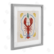 Krissy Mast | Lobster & Ribbon Illustration