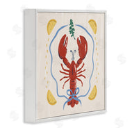 Krissy Mast | Lobster & Ribbon Illustration