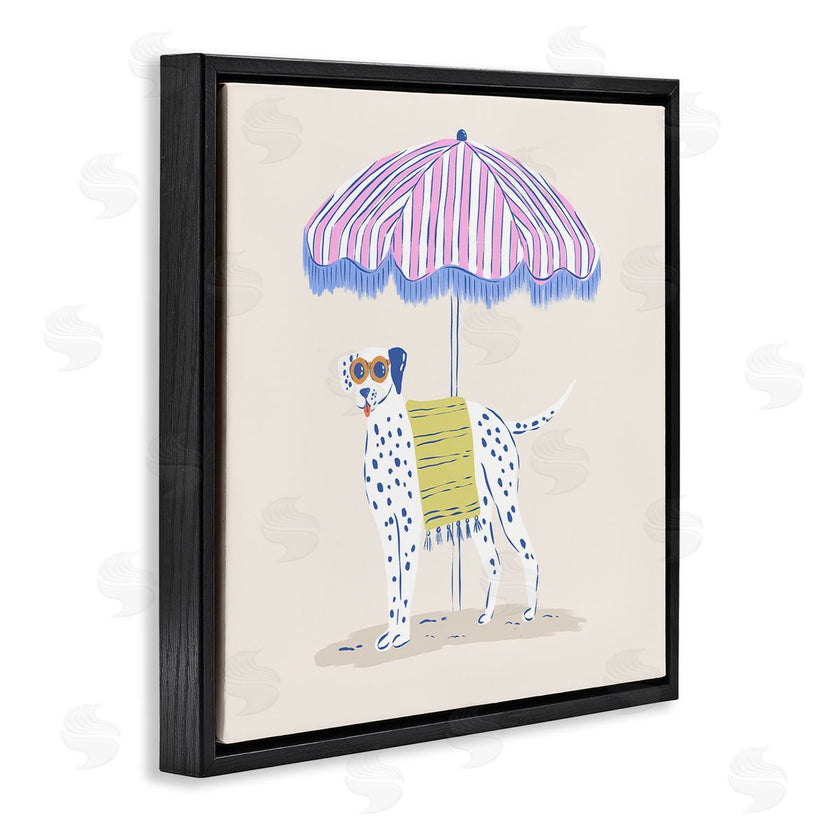 Krissy Mast | Pastel Beach Umbrella Dalmatian
