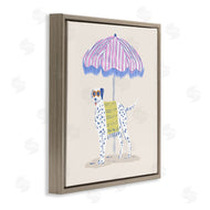 Krissy Mast | Pastel Beach Umbrella Dalmatian