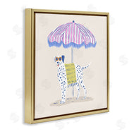 Krissy Mast | Pastel Beach Umbrella Dalmatian