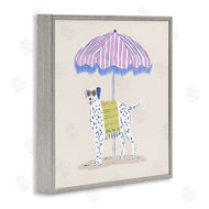 Krissy Mast | Pastel Beach Umbrella Dalmatian