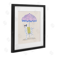 Krissy Mast | Pastel Beach Umbrella Dalmatian