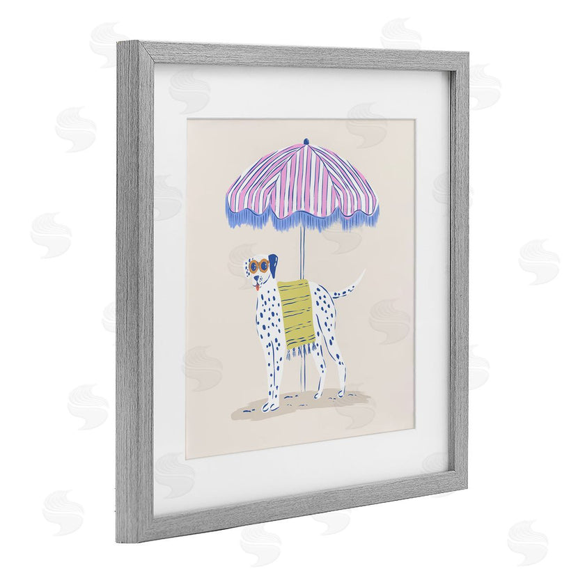 Krissy Mast | Pastel Beach Umbrella Dalmatian