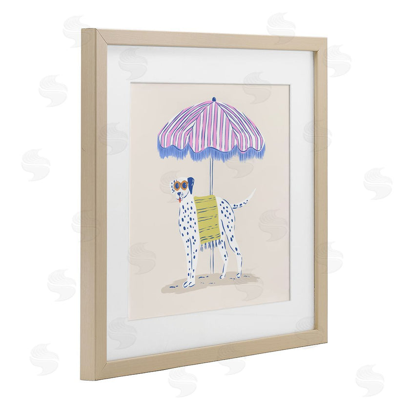 Krissy Mast | Pastel Beach Umbrella Dalmatian