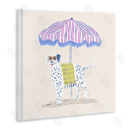 Krissy Mast | Pastel Beach Umbrella Dalmatian