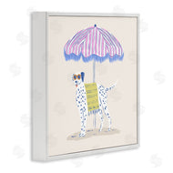 Krissy Mast | Pastel Beach Umbrella Dalmatian