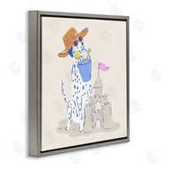 Krissy Mast | Summer Sandcastle Dalmatian