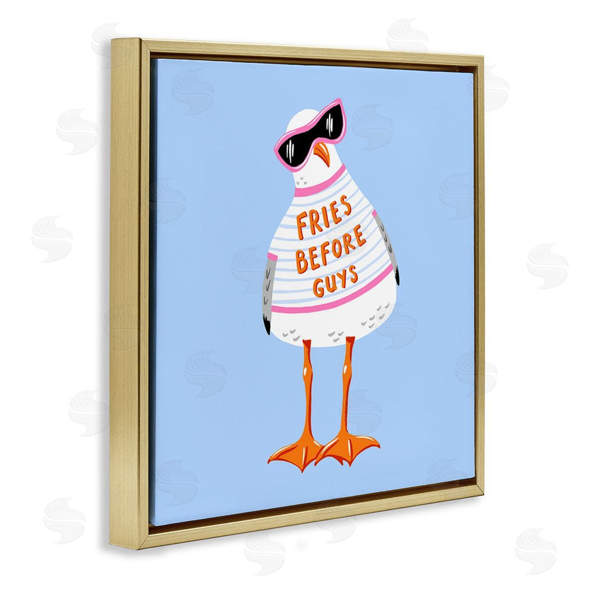 Bex Morley Design | Fries Before Guys Seagull