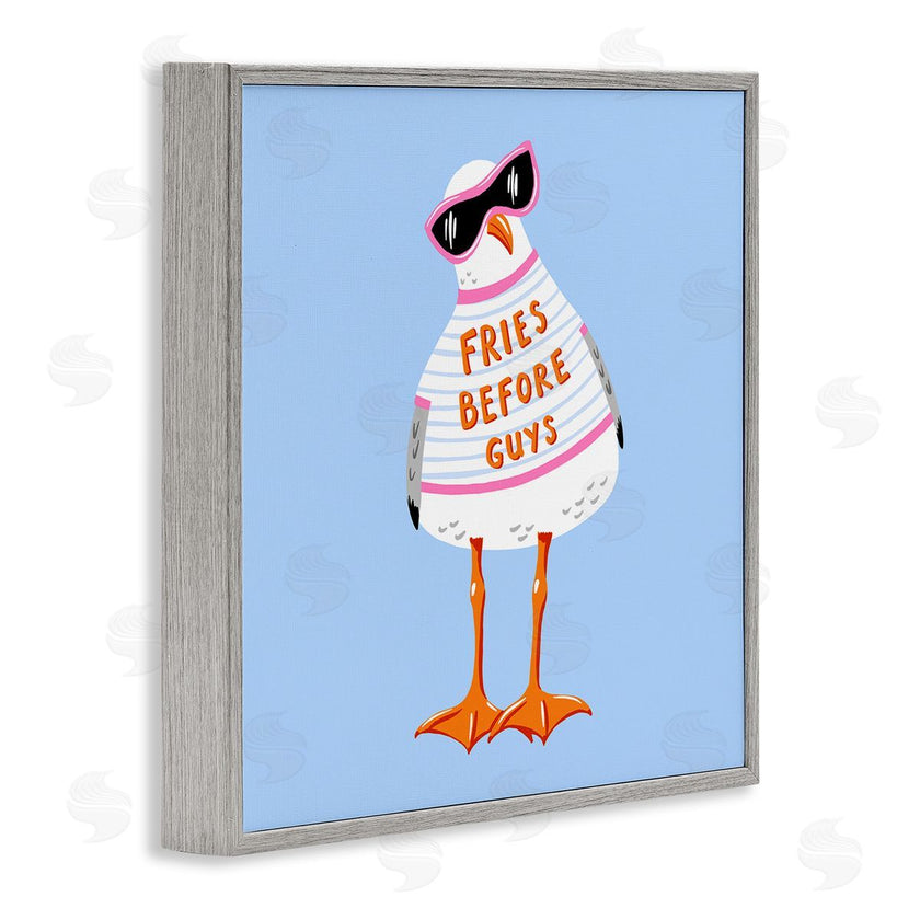 Bex Morley Design | Fries Before Guys Seagull