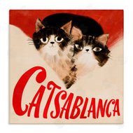 Planet Cat by Angie Rozelaar | Catsablanca Funny Retro Film
