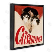 Planet Cat by Angie Rozelaar | Catsablanca Funny Retro Film