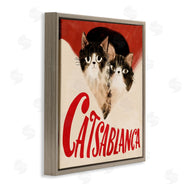 Planet Cat by Angie Rozelaar | Catsablanca Funny Retro Film