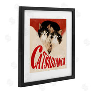 Planet Cat by Angie Rozelaar | Catsablanca Funny Retro Film