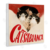 Planet Cat by Angie Rozelaar | Catsablanca Funny Retro Film