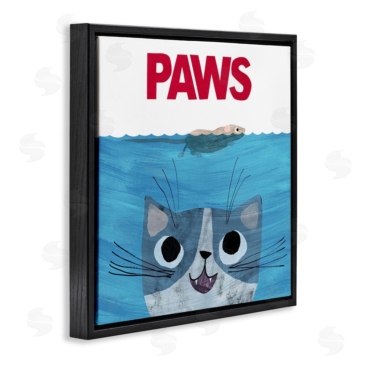 Planet Cat by Angie Rozelaar Paws Cat Movie Parody Canvas Wall Art Print