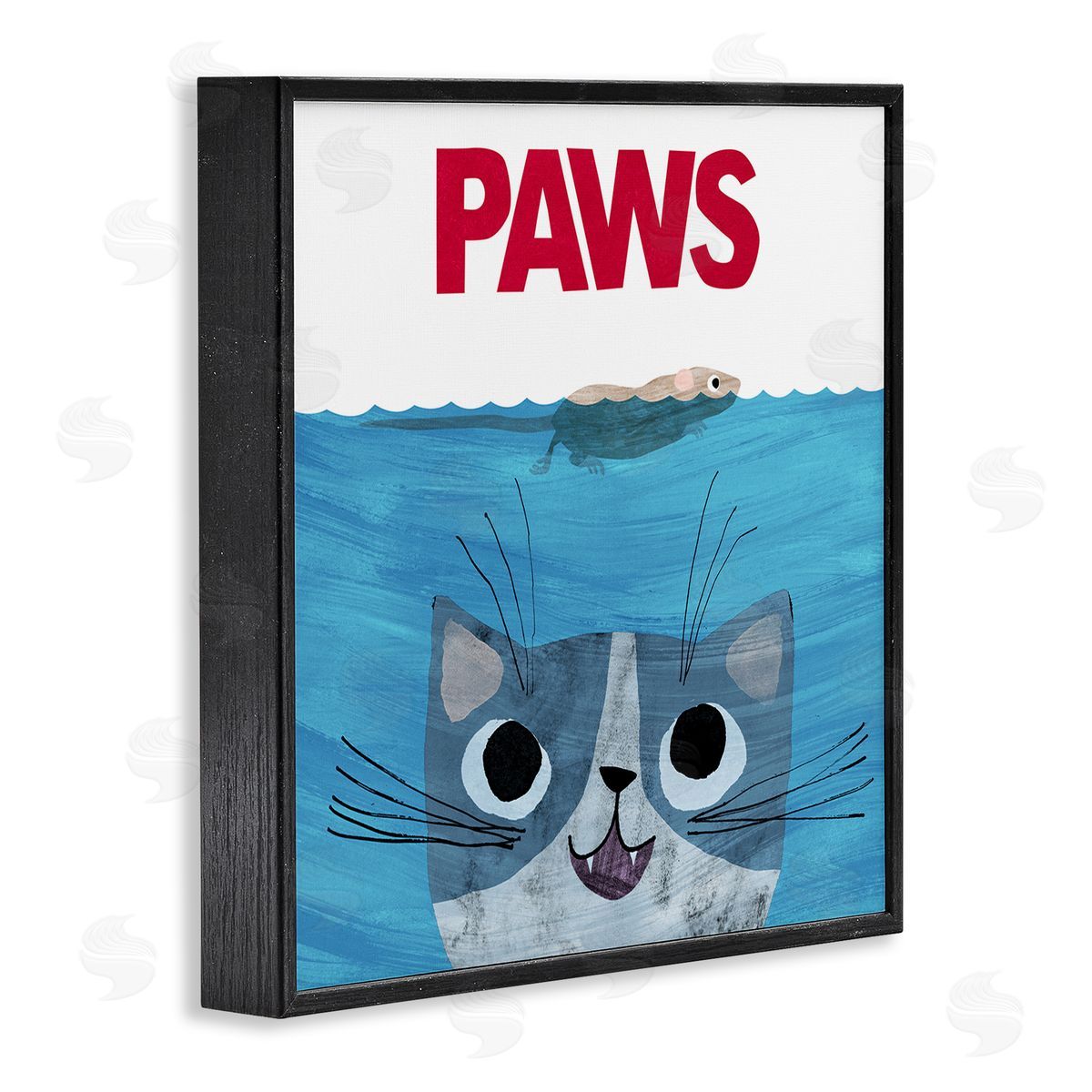 Planet Cat by Angie Rozelaar Paws Cat Movie Parody Canvas Wall Art Print