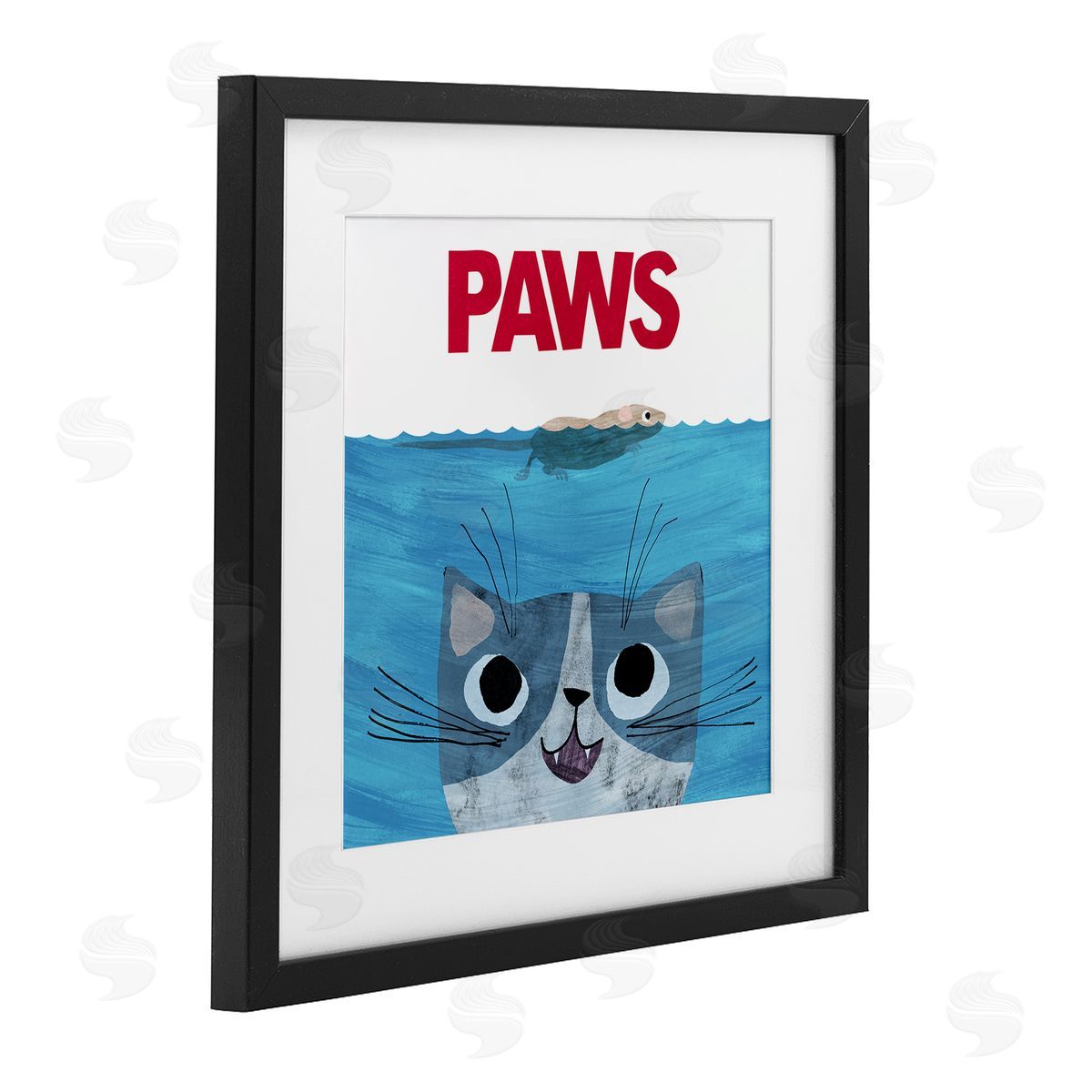 Planet Cat by Angie Rozelaar Paws Cat Movie Parody Canvas Wall Art Print