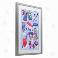 Krissy Mast | Winter Ski Dogs Collage