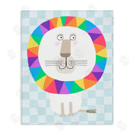 Carla Daly | Rainbow Geometric Lion