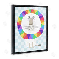 Carla Daly | Rainbow Geometric Lion