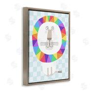 Carla Daly | Rainbow Geometric Lion