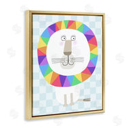 Carla Daly | Rainbow Geometric Lion