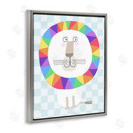 Carla Daly | Rainbow Geometric Lion