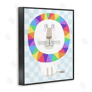 Carla Daly | Rainbow Geometric Lion