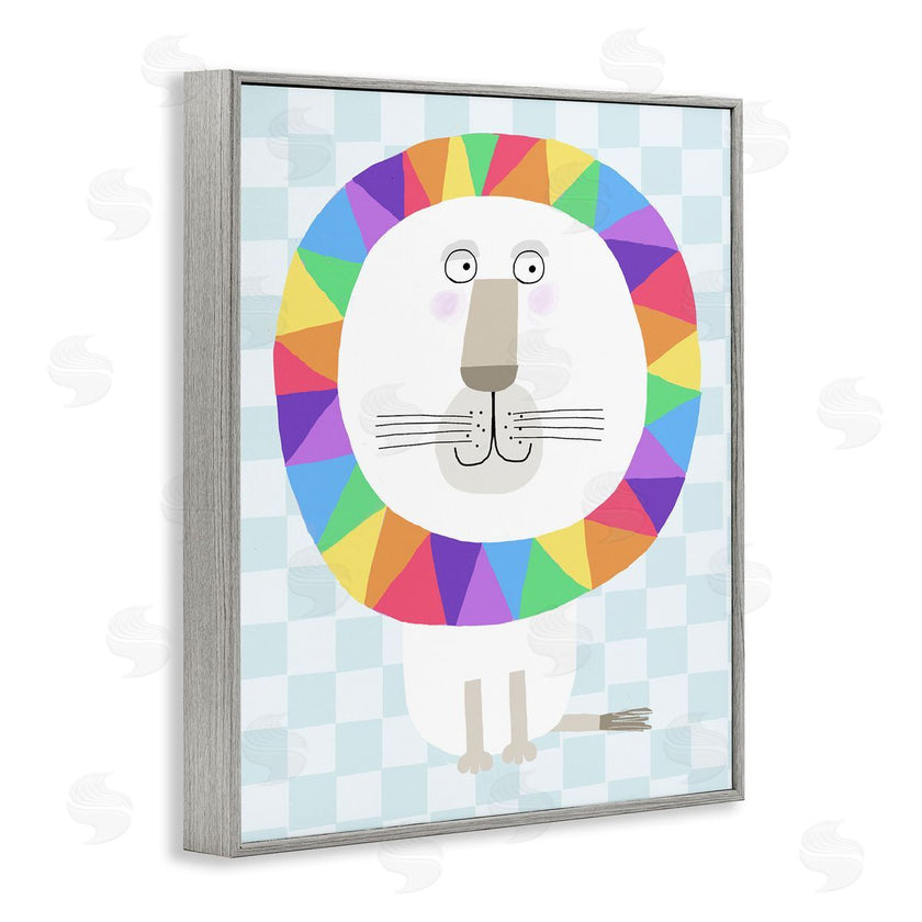 Carla Daly | Rainbow Geometric Lion