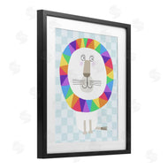 Carla Daly | Rainbow Geometric Lion