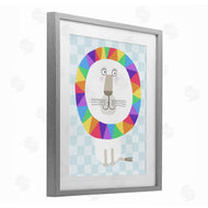 Carla Daly | Rainbow Geometric Lion