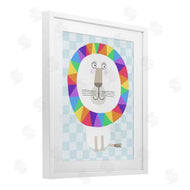 Carla Daly | Rainbow Geometric Lion