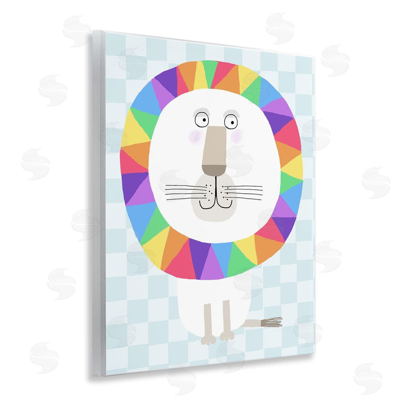 Carla Daly | Rainbow Geometric Lion