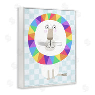 Carla Daly | Rainbow Geometric Lion