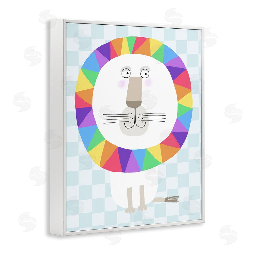 Carla Daly | Rainbow Geometric Lion