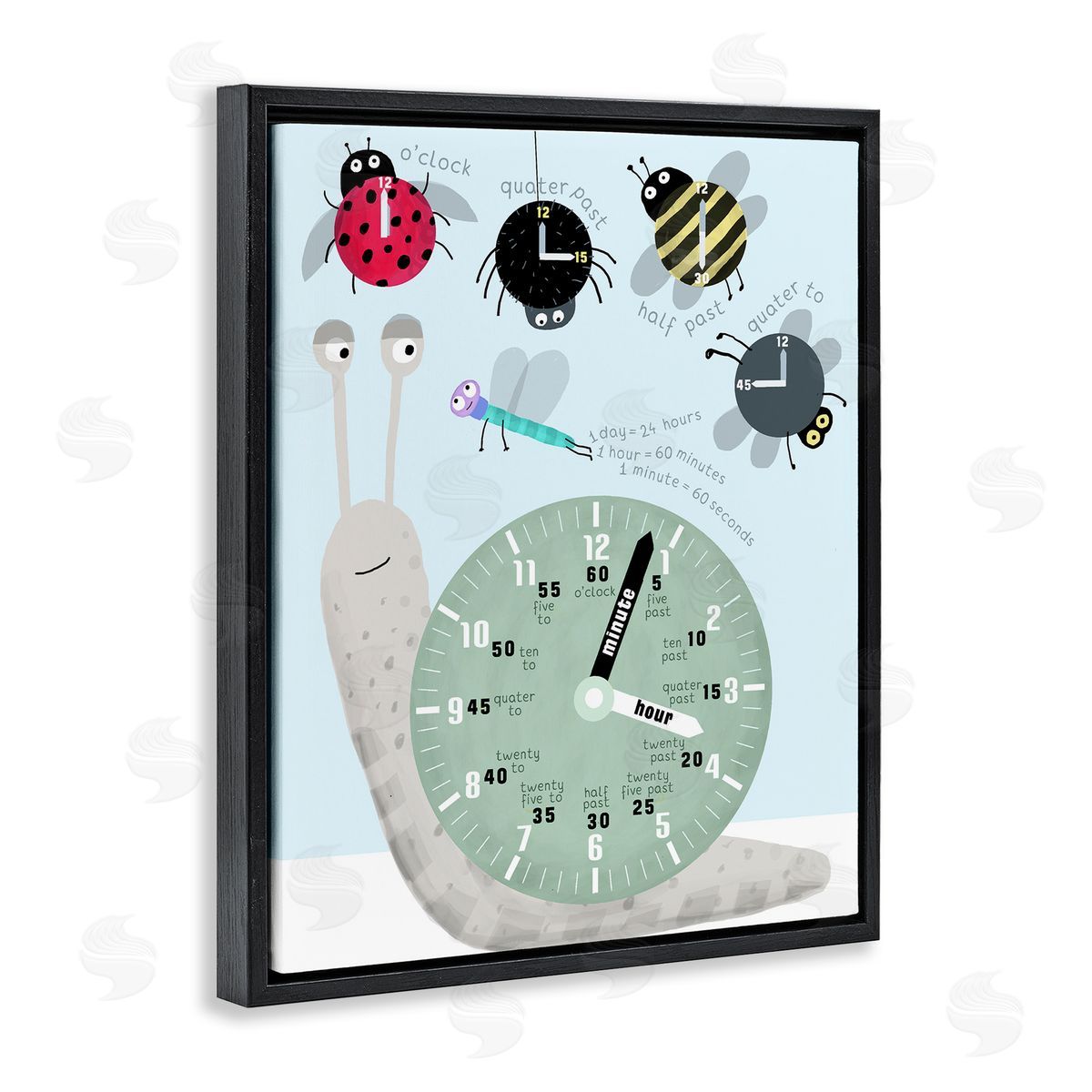 Carla Daly Learning Time Bugs Canvas Wall Art Print