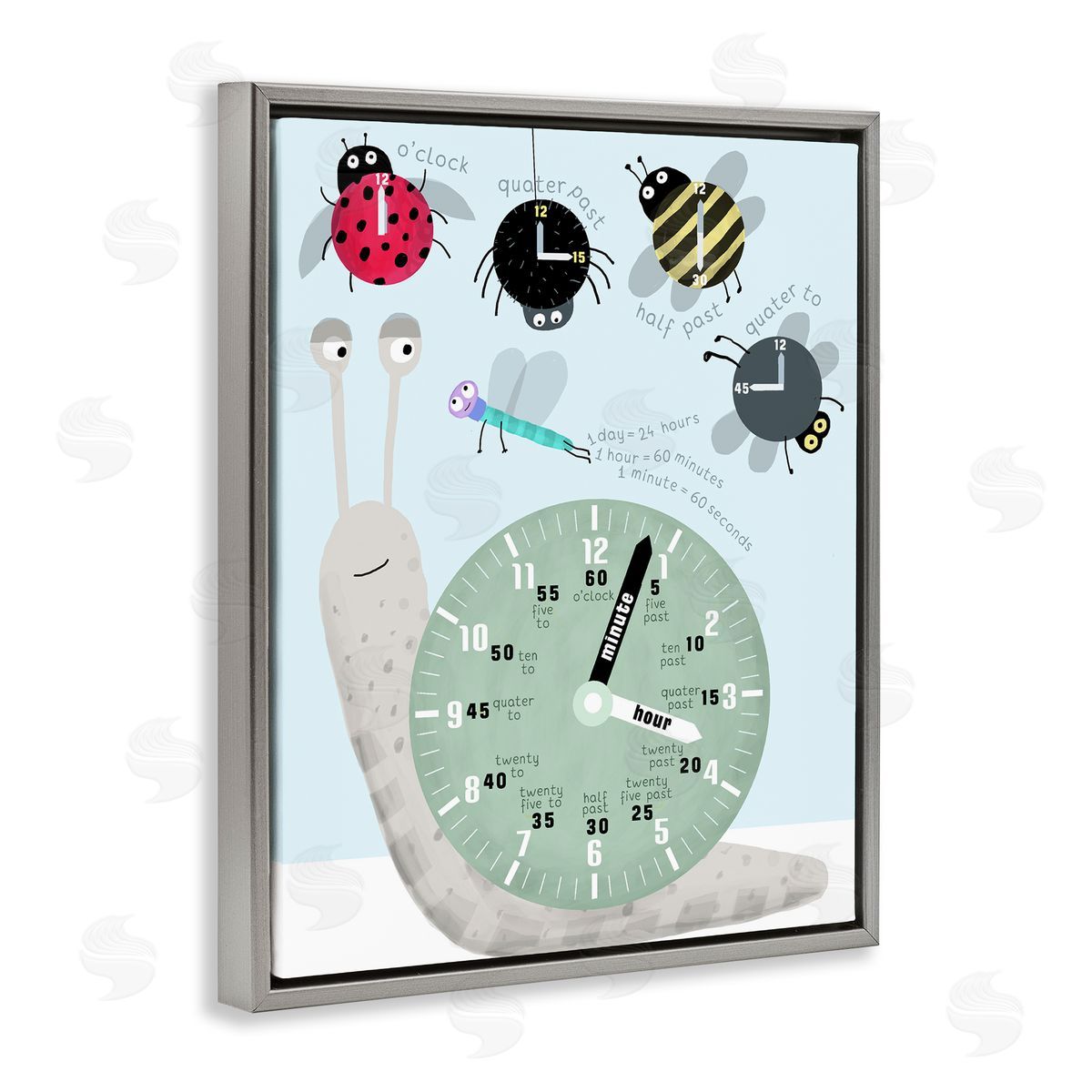 Carla Daly Learning Time Bugs Canvas Wall Art Print
