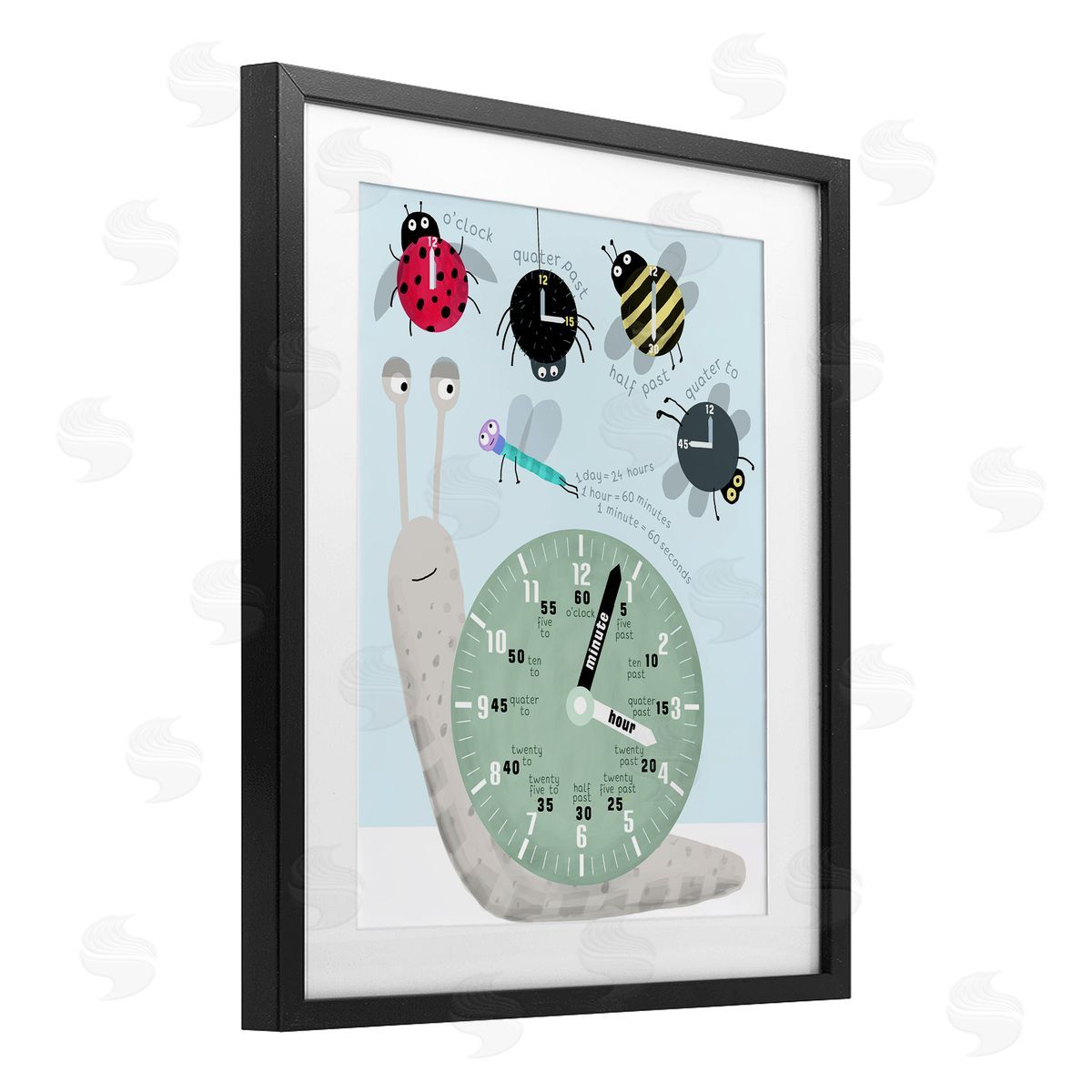 Carla Daly Learning Time Bugs Canvas Wall Art Print