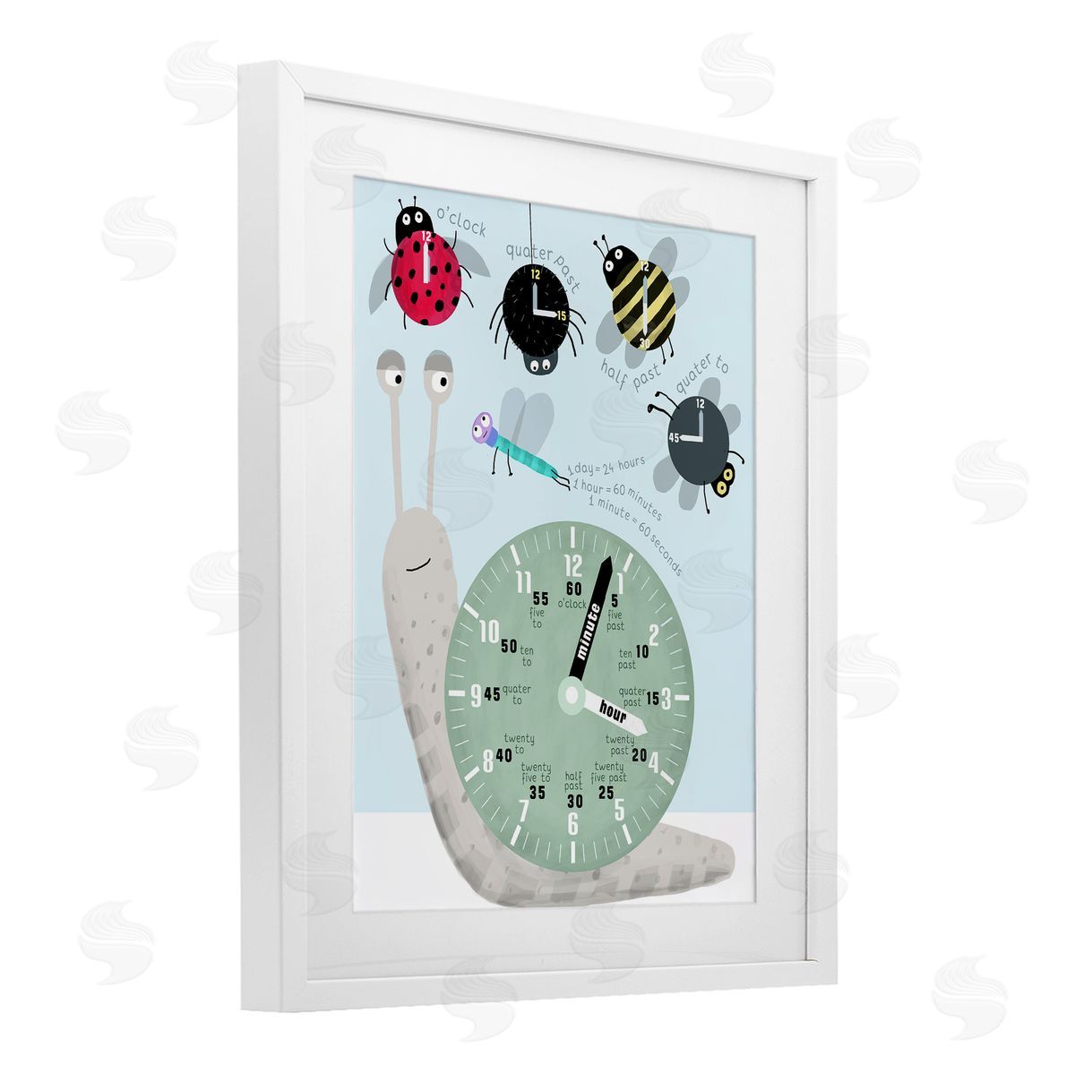 Carla Daly Learning Time Bugs Canvas Wall Art Print