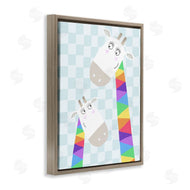 Carla Daly | Rainbow Geometric Giraffe